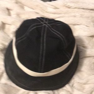 Black and White Rain Hat
